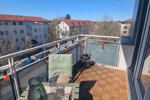 Helle 1-Zimmer-Wohnung mit Balkon und TG-Stellpl. – Die vollständige Adresse der Immobilie erhältst du vom Anbieter., 80997 Moosach-Bahnhof, München – Vorschaubild 2