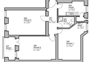 Altbaucharme trifft Moderne: 3-Zimmer-Wohnung mit Loggia im Herzen des Brüsseler Kiez – Die vollständige Adresse der Immobilie erhältst du vom Anbieter., 13347 Wedding, Berlin – Vorschaubild 16