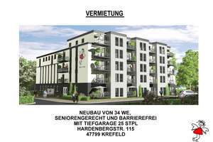 Seniorengerecht und Barrierefrei Wohnen (34 Wohnungen von 34qm - 69qm)