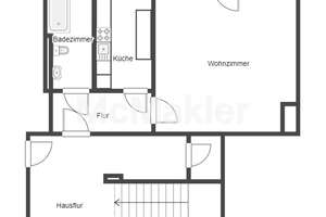 *Uninähe* vermietetes 1-Zi.-Apartment mit Balkon, Tageslichtbad im Lutherviertel  – Die vollständige Adresse der Immobilie erhältst du vom Anbieter., 9126 Lutherviertel, Chemnitz – Vorschaubild 10