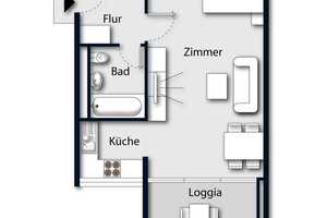 CHARMANTE 1-ZIMMER-WOHNUNG mit BALKON – ZENTRAL WOHNEN NAHE OLYMPIAPARK! – Lerchenauerstraße 5, 80809 München – Vorschaubild 2