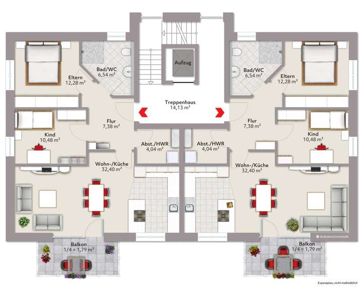 Haus 1 Grundriss OG