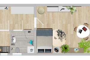 Frisch renoviertes Studenten-Appartement in Uninähe- neue Einbauküche, neues Badezimmer!! – Oespeler Kirchweg 6, 44379 Lütgendortmund (Ortsteil), Dortmund – Vorschaubild 13