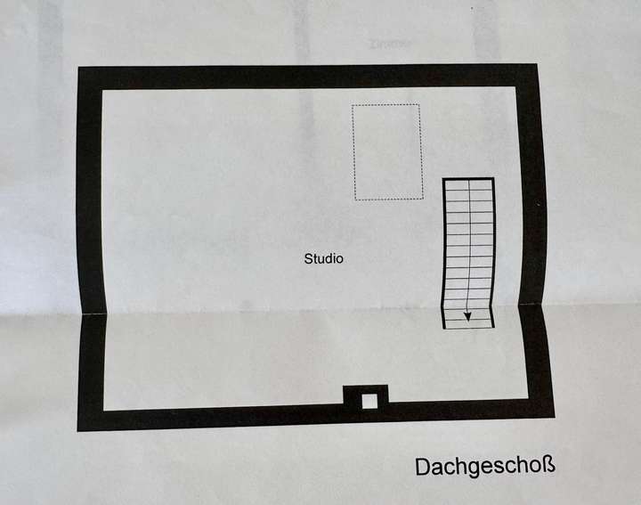 schematischer Grundriss Dachge