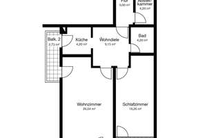 Gepflegte 2-Zimmer-Wohnung mit zwei Balkonen, Einbauküche und Duplexgaragenstellplatz – in Isarnähe – Die vollständige Adresse der Immobilie erhältst du vom Anbieter., 81379 Thalkirchen, München – Vorschaubild 14