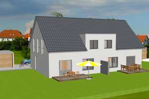 Neubau – Moderne Doppelhaushälfte in attraktiver Lage – Wagenfeld, Diepholz (Kreis), 49419 Diepholz (Kreis) – Vorschaubild 3