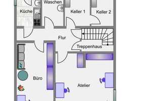Einfamilienhaus mit Atelier in herrlicher Aussichtslage – Tübingen (Kreis) – Vorschaubild 30