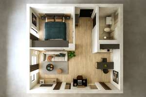Möbliertes 2-Zimmer Apartment ( Urban Large) – Welserstraße 88, 90489 Veilhof, Nürnberg – Vorschaubild 15