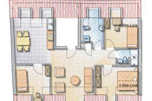 Einzigartige 4-Zimmer-Dachgeschosswohnung in der  Altstadt - top saniert (Wärmepumpe) – Judengasse 26, 90403 Altstadt, Sankt Sebald, Nürnberg – Vorschaubild 2