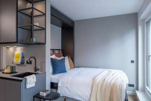 Jetzt zugreifen! Stylisches Studio-Apartment in Friedrichshain mit Vollausstattung!  – Kreutzigerstraße 14, 10247 Friedrichshain, Berlin – Vorschaubild 1
