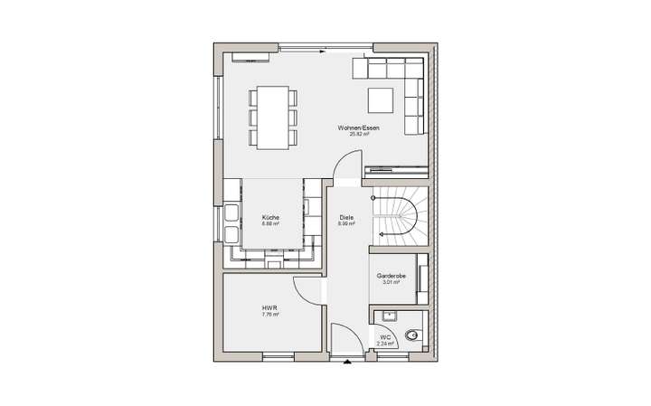 Grundriss Erdgeschoss