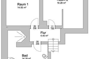 CA. 207 m² WOHN-/NUTZFLÄCHE - GROSSZÜGIGE MAISONETTE MIT GARTEN - WOHNEN MIT HAUSFLAIR – Die vollständige Adresse der Immobilie erhältst du vom Anbieter., 12621 Kaulsdorf, Berlin – Vorschaubild 32