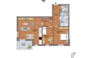 3 Zimmer Neubau mit sonnigem Balkon in Düsseldorf-Bilk – Karolingerstraße 117, 40223 Bilk, Düsseldorf – Vorschaubild 8