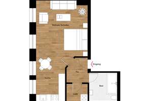Gemütliche 1-Raum Wohnung in zentraler Lage – Die vollständige Adresse der Immobilie erhältst du vom Anbieter., 39104 Altstadt, Magdeburg – Vorschaubild 9