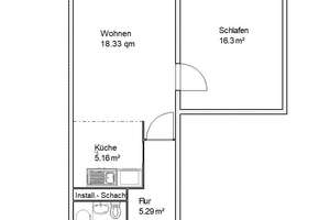 Attraktive Zwei-Zimmerwohnung sucht nette Mieter – Bertolt-Brecht-Straße 16, 39120 Leipziger Straße, Magdeburg – Vorschaubild 2