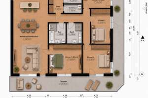 WOHNEN im GRÜNEN: ERSTBEZUG im LUXUS Neubau: QNG und KFW: 5-Zi-Whg mit SÜD Terrasse und 3 Bädern – Die vollständige Adresse der Immobilie erhältst du vom Anbieter., 12247 Steglitz, Berlin – Vorschaubild 12