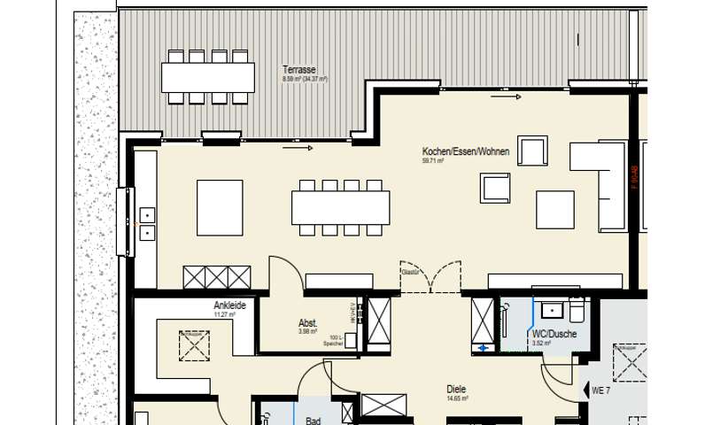 schicke neuwertige Penthouse Wohnung in bester Lage - Photo 5