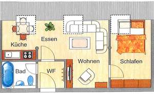 2-Zimmer-Wohnung im Zentrum