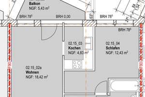 Gepflegte 2-Zimmer Wohnung mit Balkon in ruhiger lage in Halle (Saale) – Köthener Str. 13, 6118 Industriegebiet Nord, Halle (Saale) – Vorschaubild 15