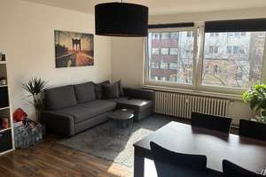 Helle 3-Zimmer Wohnung mit Möbeln in Chlodwigplazt (Auch WG-geeignet)