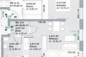 Frisch renovierte barrierefreie 2 Zi.-Wohnung – Flügelstr. 21a, 40227 Düsseldorf – Vorschaubild 11