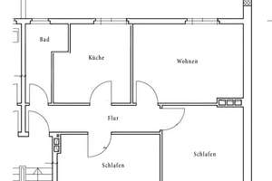 Helle 3-Zimmer-Wohnung mit zwei Terrassen – Die vollständige Adresse der Immobilie erhältst du vom Anbieter., 40223 Bilk, Düsseldorf – Vorschaubild 6