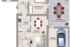 Gepflegtes Zweifamilienhaus mit Garage in beliebter Lage von Bremen-Grohn – Die vollständige Adresse der Immobilie erhältst du vom Anbieter., 28759 Grohn, Bremen – Vorschaubild 22
