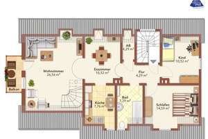 *** Wohnung mit Aussicht in HN-Böckingen: 121m², 4,5 Zi., 2 Bäder, Balkon, Gartennutzg, Garage *** – Die vollständige Adresse der Immobilie erhältst du vom Anbieter., 74080 Böckingen, Heilbronn – Vorschaubild 4
