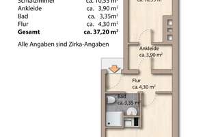 2-Zimmer direkt am Olympia Park! *vermietet* **PROVISIONSFREI** – Die vollständige Adresse der Immobilie erhältst du vom Anbieter., 80809 Am Luitpoldpark, München – Vorschaubild 5
