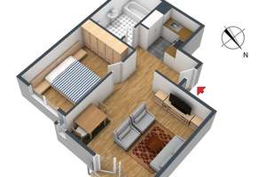 +++ Einbauküche NEU - zentral, bequem & renoviert - französischer Balkon - inklusive TG-Stpl. +++ – Daimlerstraße 54, 70372 Cannstatt-Mitte, Stuttgart – Vorschaubild 20