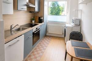 Modernisierte 2-Zimmer Wohnung mit Südbalkon und Gartenmitbenutzung in Hamm Nord