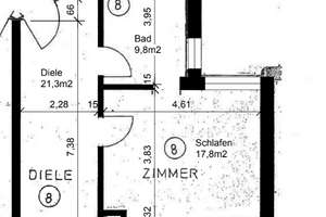 Stilvolle 3-Zimmer-Altbauwohnung in Stuttgart-West | Möbliert o. unmöbliert | All-inclusive möglich – Die vollständige Adresse der Immobilie erhältst du vom Anbieter., 70197 Rotebühl, Stuttgart – Vorschaubild 14