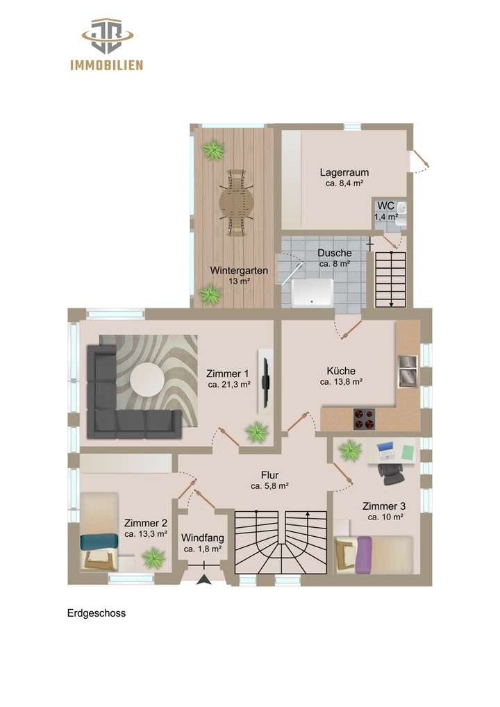 Grundriss (Skizze) EG