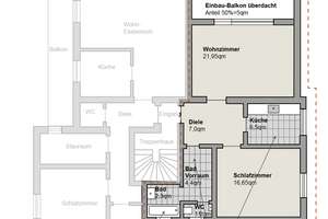 Exklusive 2-Raum-Wohnung in Burgberg im Allgäu, sehr sonnig, sehr ruhig, Bergblick rundum, Keller – Heimenhofenstraße 22, 87545 Burgberg im Allgäu – Vorschaubild 21