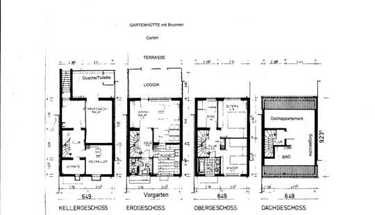 Bild von REIHENHAUS HOCHHEIM OT, 135qm WFL, 211 Gr.st., Gr. Garten, Garage, EBK, ruhige Feldrandlage, Familie