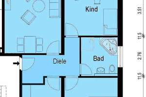 3,5-Raum Wohnung mit Balkon, 47228 Duisburg-Rheinhausen/Bergheim – Siedlerstraße 7, 47228 Bergheim, Duisburg – Vorschaubild 20