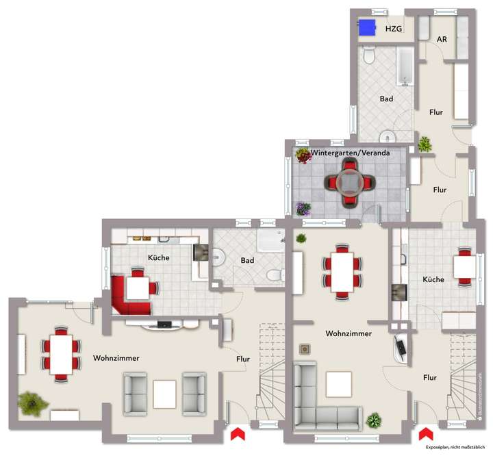 Grundriss 19+19a EG DH