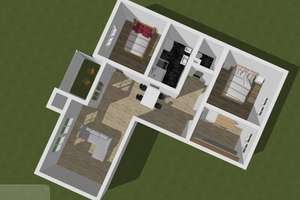 ansprechende 3,5-Zimmer-Wohnung mit Balkon in Essen – Baumertweg 13, 45279 Horst, Essen – Vorschaubild 2