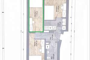 WG-Zimmer in 3er-WG - Zweigstraße 8, 90439 Nürnberg - Ab 01.08.2026 verfügbar – Zweigstraße 8, 90439 Sündersbühl, Nürnberg – Vorschaubild 3