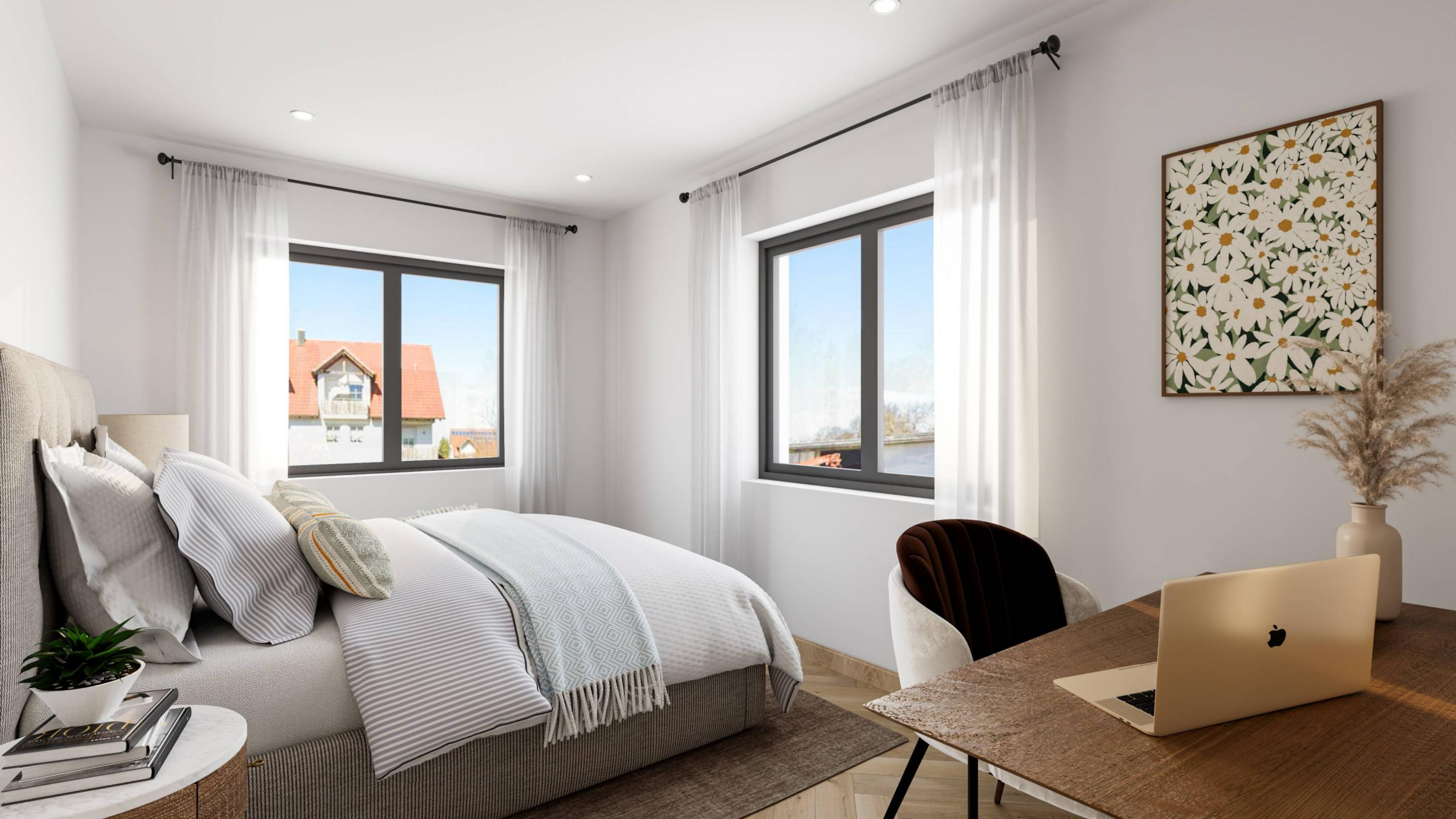 Immobilie in Bruckberg - Stilvolles Townhouse mit Garten und Keller – modernes Wohnen in ruhiger Lage von Bruckberg - Bild 4