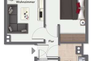 Attraktive 2-Zimmer-Wohnung mit viel Licht und praktischer Raumaufteilung – Die vollständige Adresse der Immobilie erhältst du vom Anbieter., 45138 Südostviertel, Essen – Vorschaubild 11