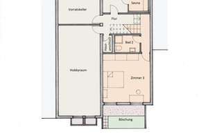Wohnen im Bungalow: Großzügiges Reihenmittelhaus mit Garten in guter Lage von privat – Berghausener Straße 44, 76229 Grötzingen, Karlsruhe – Vorschaubild 20