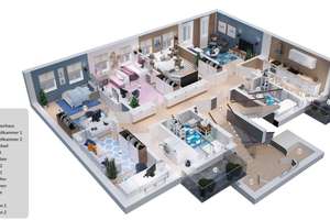 Paunsdorf - gepflegte 5-Raum-Familienwohnung mit 2 Balkonen & großem Mietergemeinschaftsgarten – Die vollständige Adresse der Immobilie erhältst du vom Anbieter., 4328 Paunsdorf, Leipzig – Vorschaubild 17