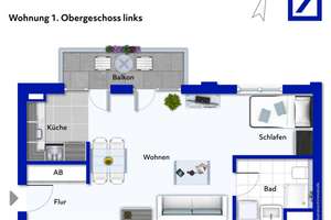 Attraktives Studio Apartment in Karlshorst: bezugsfrei, frisch renoviert und mit Balkon – Die vollständige Adresse der Immobilie erhältst du vom Anbieter., 10318 Karlshorst, Berlin – Vorschaubild 9