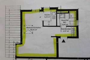 1-Zimmer Dachgeschosswohnung  – Die vollständige Adresse der Immobilie erhältst du vom Anbieter., 71696 Möglingen – Vorschaubild 7