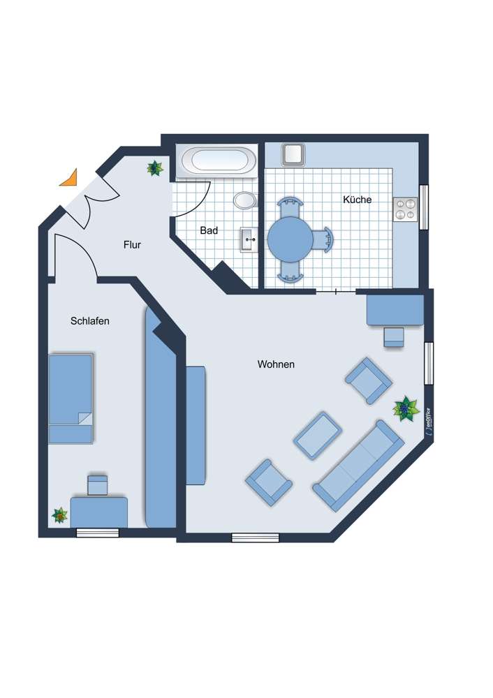 Eigentumswohnung • in Schloßchemnitz • 2 Zimmer • Dachgeschoss • sanieren • leerstehend • kaufen!, Chemnitz – Bild 2
