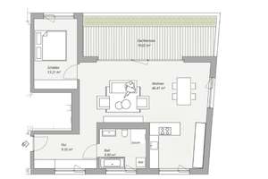 AIGNER - Exklusive 2-Zimmer-Wohnung mit Dachterrasse, Einbauküche, Klimaanlage in Sendling-Westpark – Die vollständige Adresse der Immobilie erhältst du vom Anbieter., 81373 Mittersendling, München – Vorschaubild 10