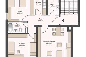 Schorer-Immobilien: 3-Zimmer mit Weitblick in Göggingen – Die vollständige Adresse der Immobilie erhältst du vom Anbieter., 86199 Göggingen-Nordost, Augsburg – Vorschaubild 8