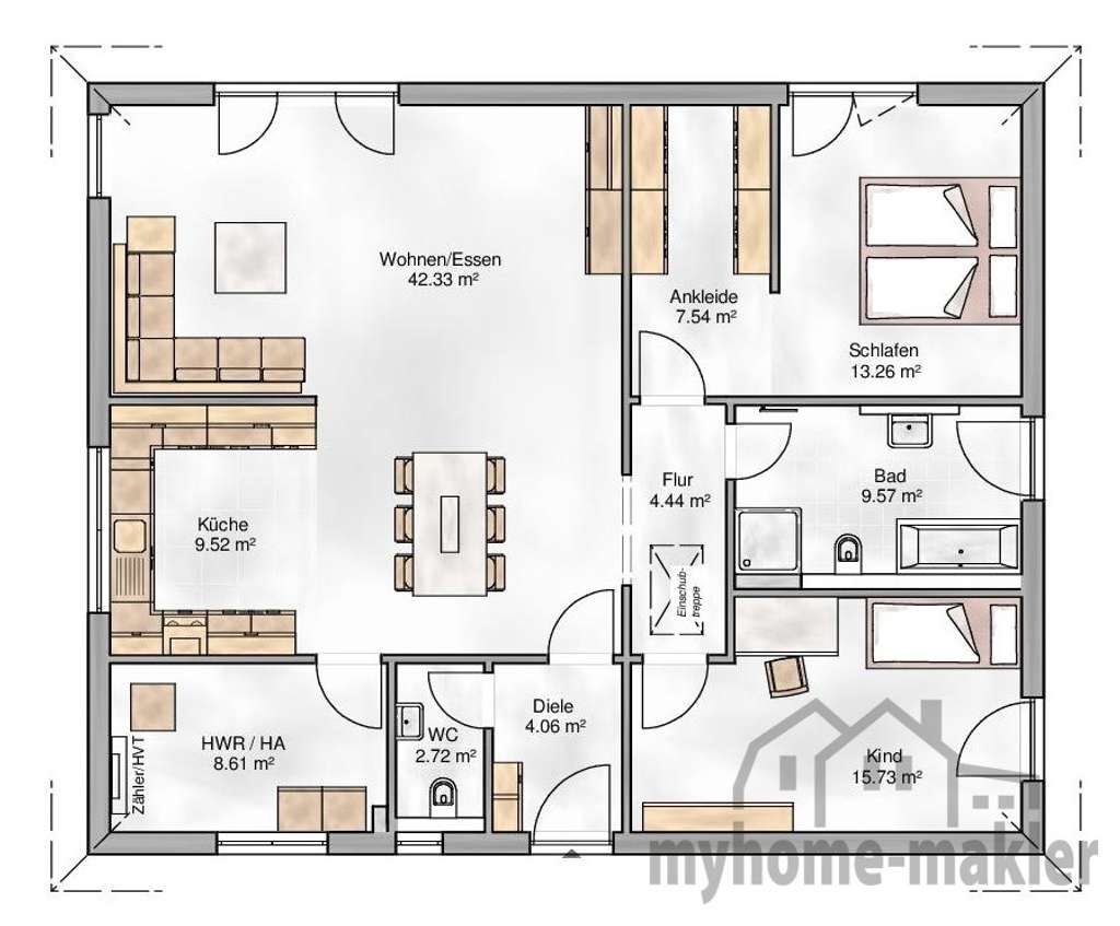 Immobilie in Weigendorf - Wann genießen Sie Ihr neues Bungalow mit großen Fenstern in Weigendorf? - Bild 4