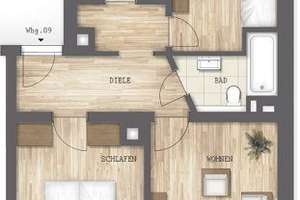 * Vermietete und günstige DG 3-Zimmerwohnung mit Wannenbad, EBK und Laminat in ruhiger Lage! * – Stöckelstraße 7, 4347 Schönefeld-Abtnaundorf, Leipzig – Vorschaubild 8